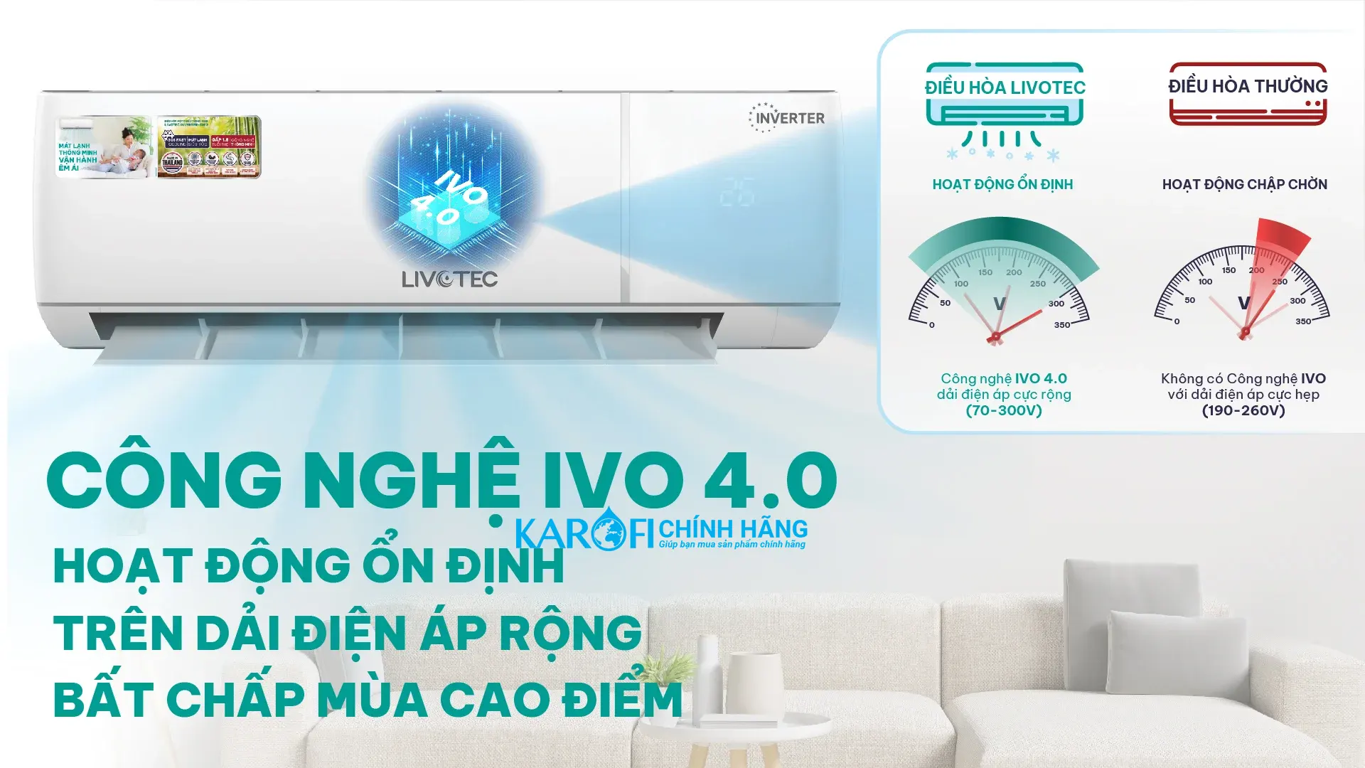 Điều hòa Livotec DH12 Inverter