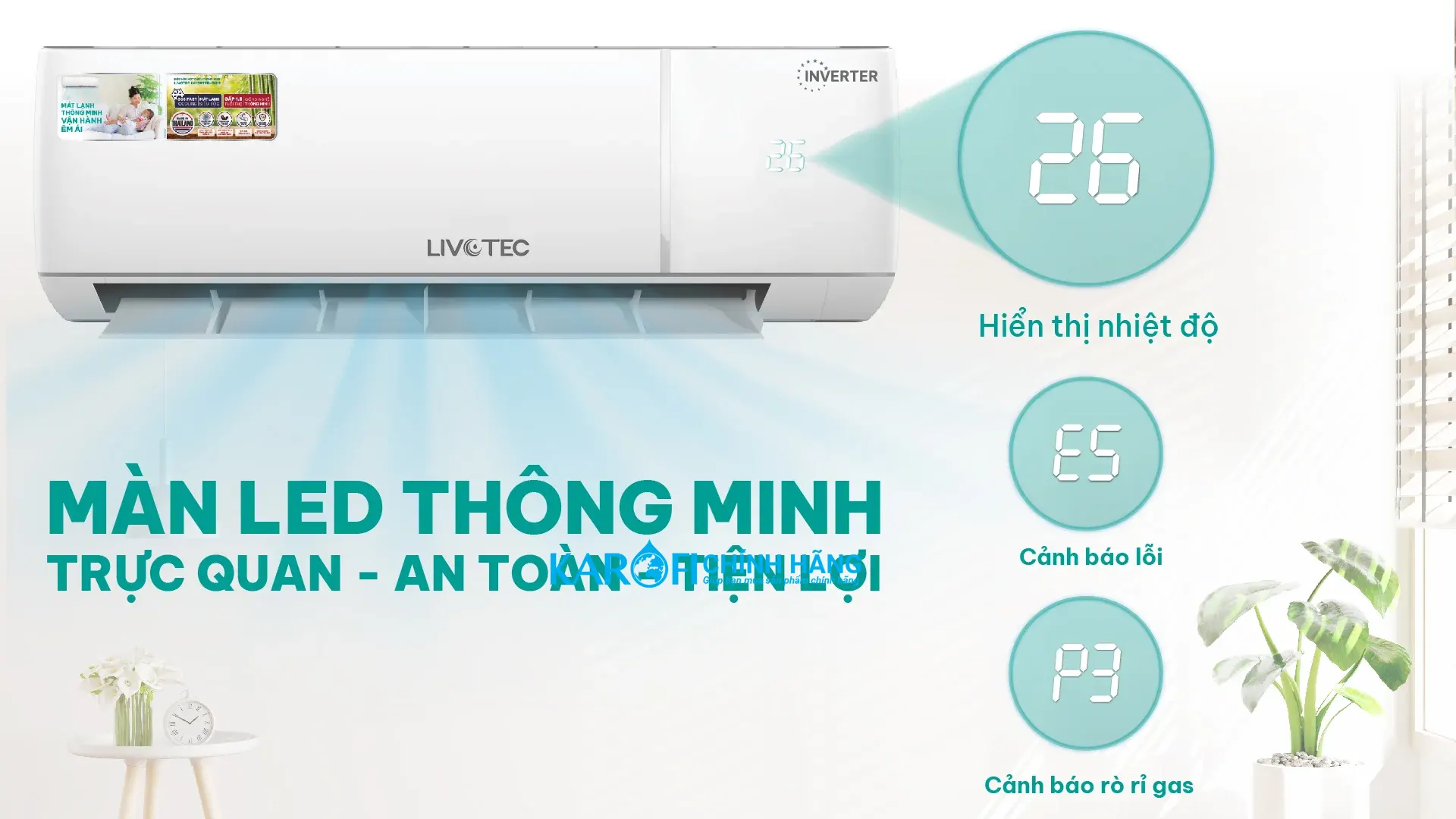 Điều hòa Livotec DH12 Inverter