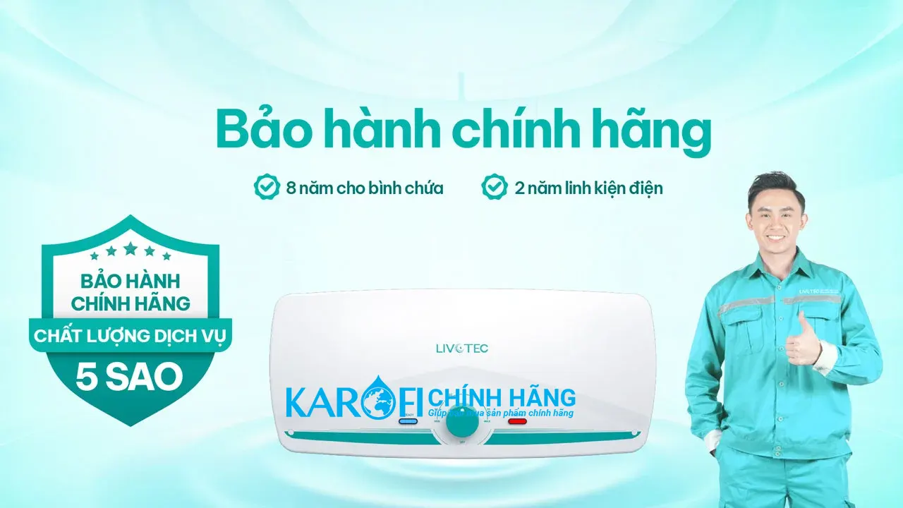 Bình nước nóng  Livotec LWH-ID20