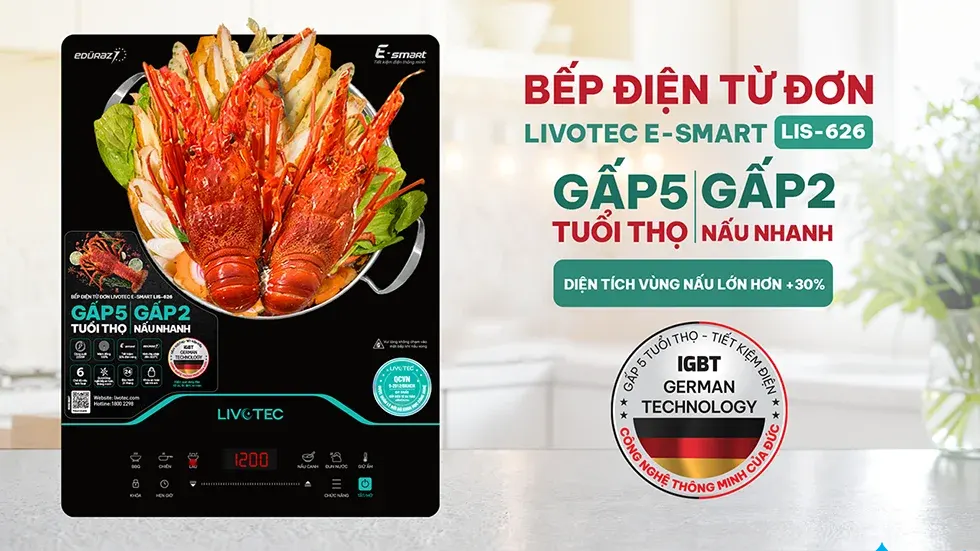 Bếp từ Livotec LIS-626