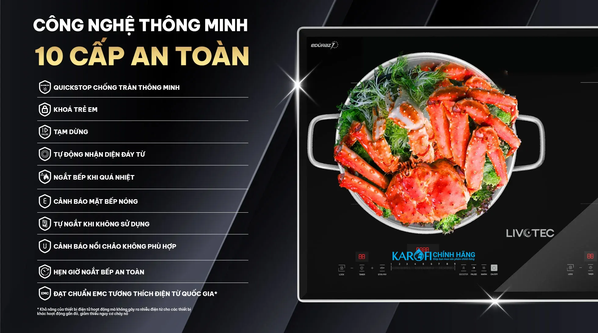 Bếp điện từ Livotec LID-990M