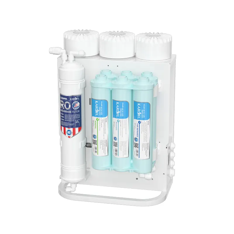 Máy lọc nước Karofi KAQ-U05G-DUAL - 10 lõi -  2 chế độ nước