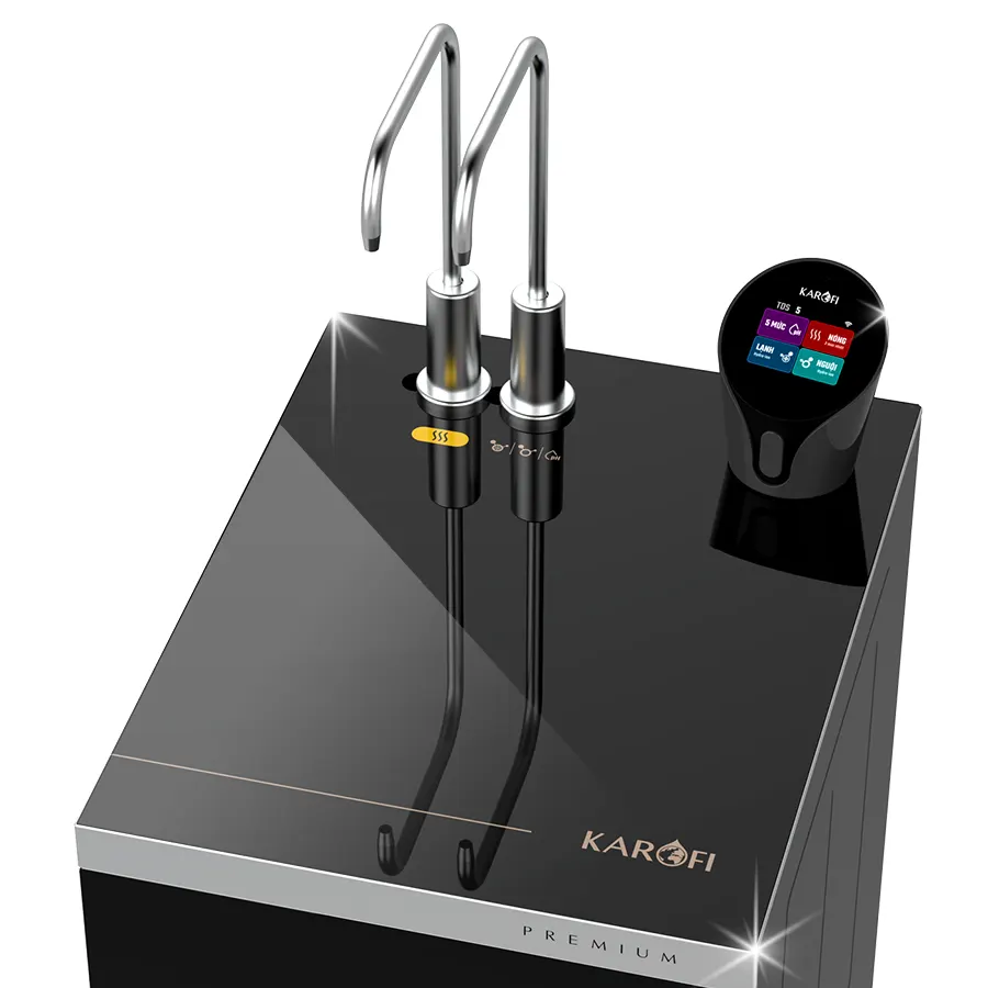 Máy lọc nước nóng lạnh Hydro-ion Kiềm Karofi SA8 PREMIUM