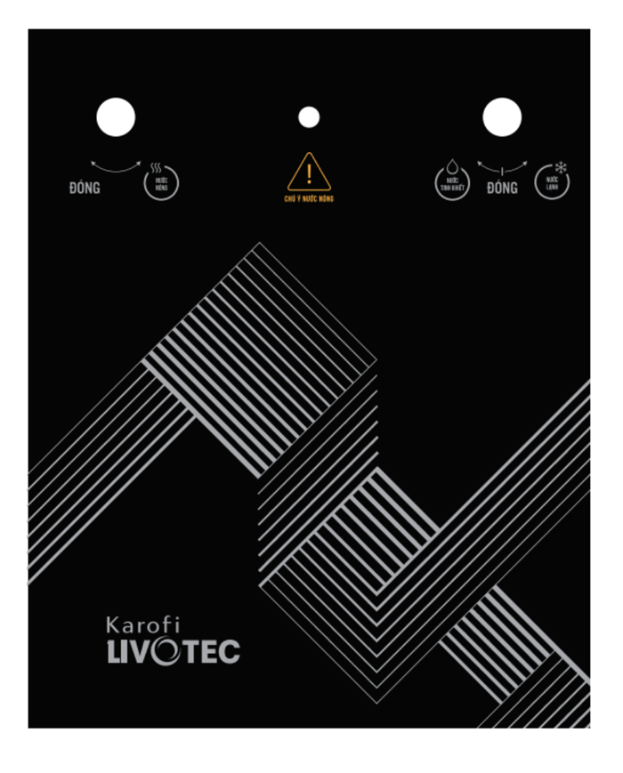 Máy lọc nước nóng lạnh Karofi Livotec 626