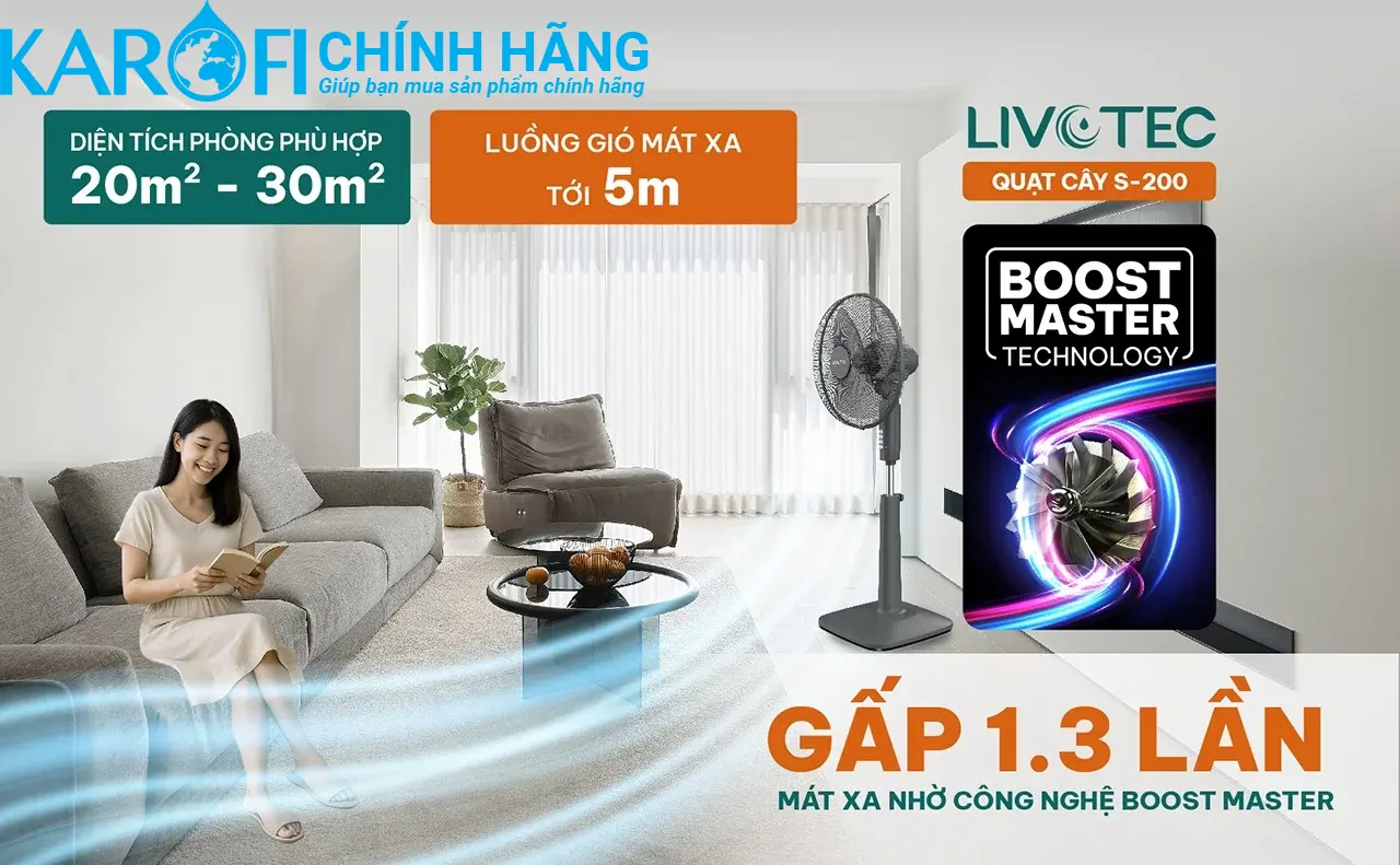 Quạt cây Livotec S-200