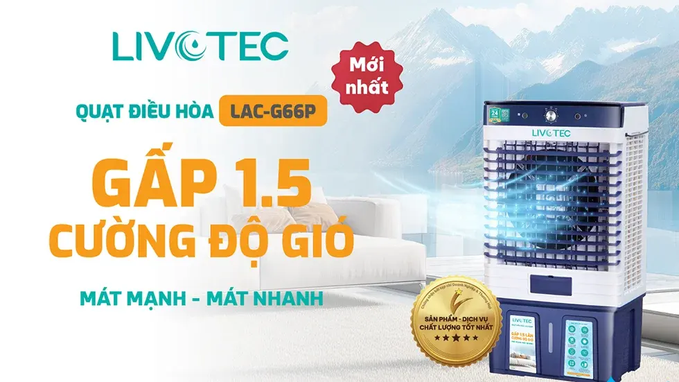 Quạt điều hòa Livotec LAC-G66P
