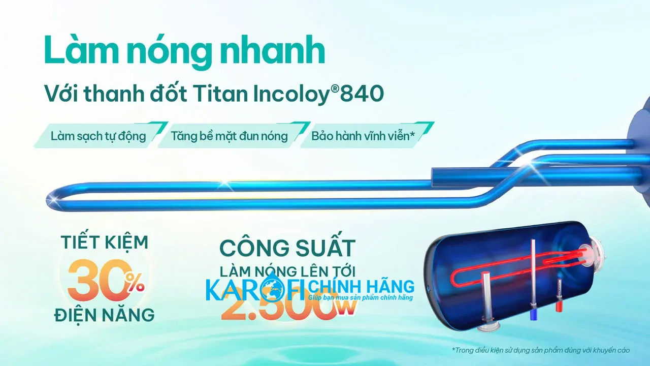 Bình nóng lạnh Livotec ID30-30L