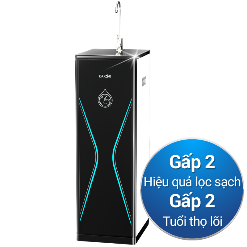 Máy lọc nước Karofi KAQ-D36S + HYDRO-iON KIỀM - 12 lõi CAO CẤP