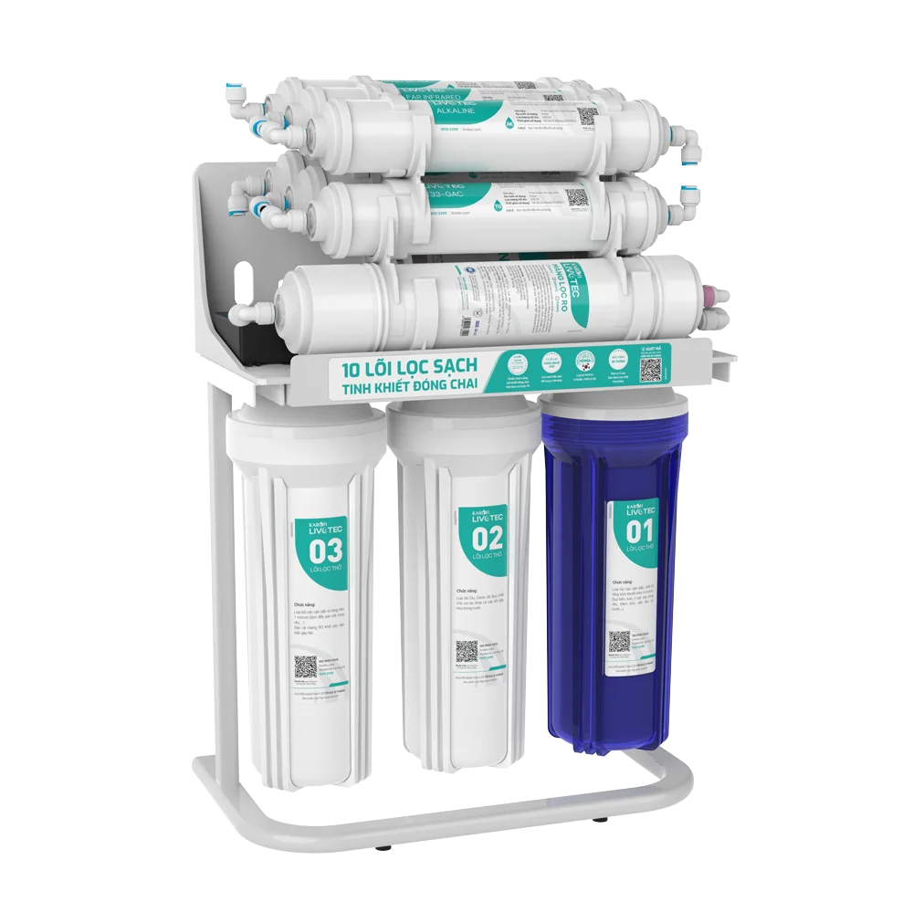 Máy lọc nước Karofi Livotec 216 - 10 Lõi Lọc - Mẫu Mới 2026