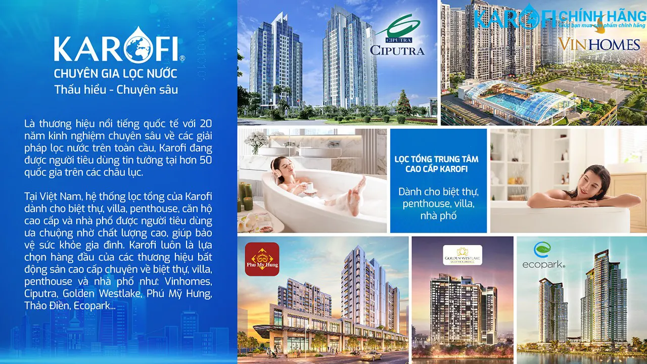 Lọc tổng trung tâm cao cấp Karofi KTF-P01