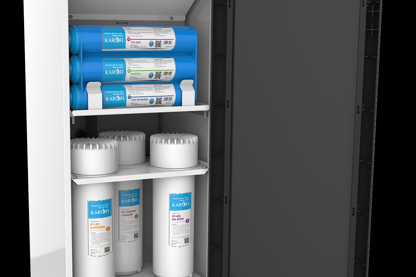 Máy lọc nước nóng lạnh Karofi KAD-D952