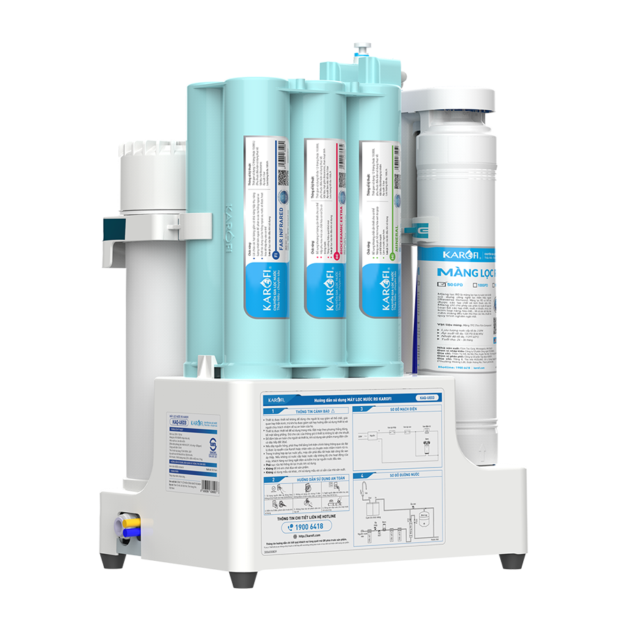 Máy lọc nước Karofi KAQ-UE03 - 10 Lõi Lọc - Mẫu Mới 2026