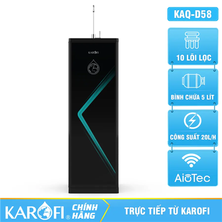 Máy lọc nước Karofi KAQ-D58 - 10 lõi lọc - Mới 2026
