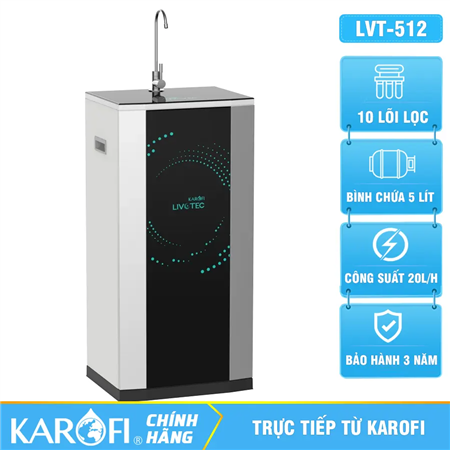 Máy lọc nước Karofi Livotec 512