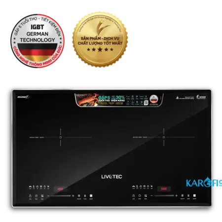 Bếp điện từ đôi Livotec LID-980M