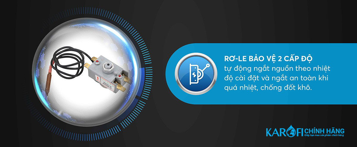 Bình nóng lạnh Karofi KBO-R200 20 lít