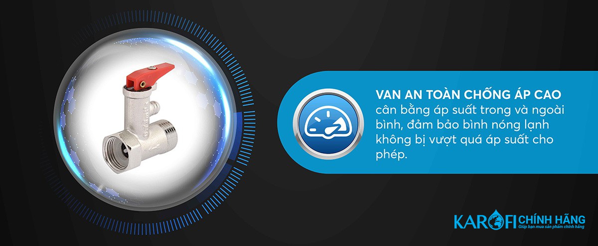 Bình nóng lạnh Karofi KBO-R200 20 lít