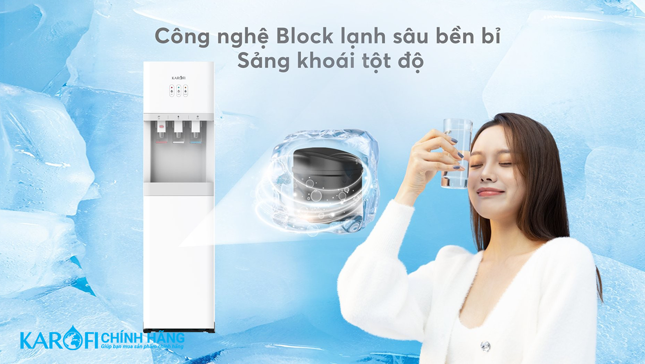 Cây nước nóng lạnh Karofi HCV208