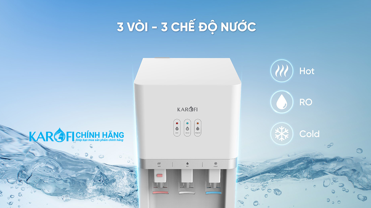 Cây nước nóng lạnh Karofi HCV206