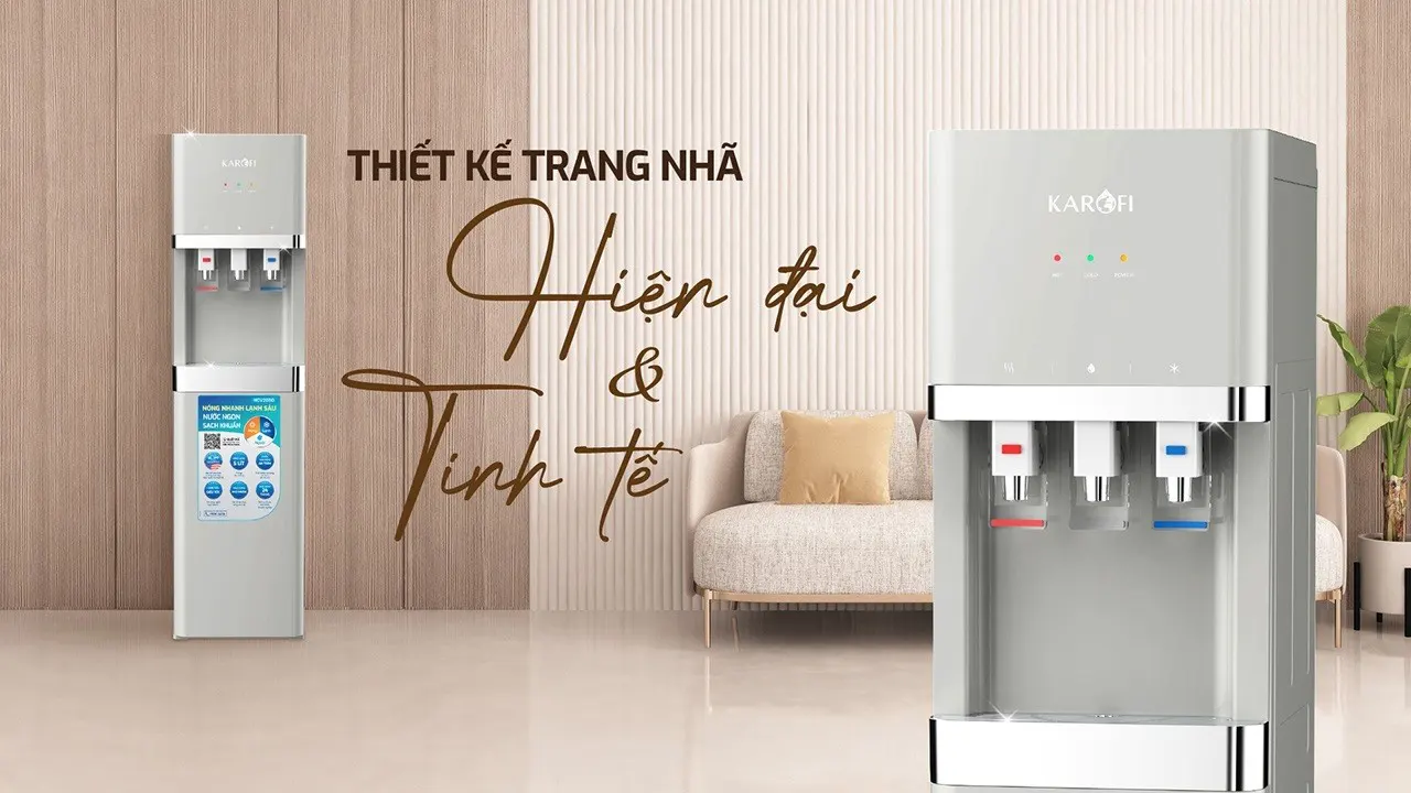 Cây nước nóng lạnh Karofi HCV208G