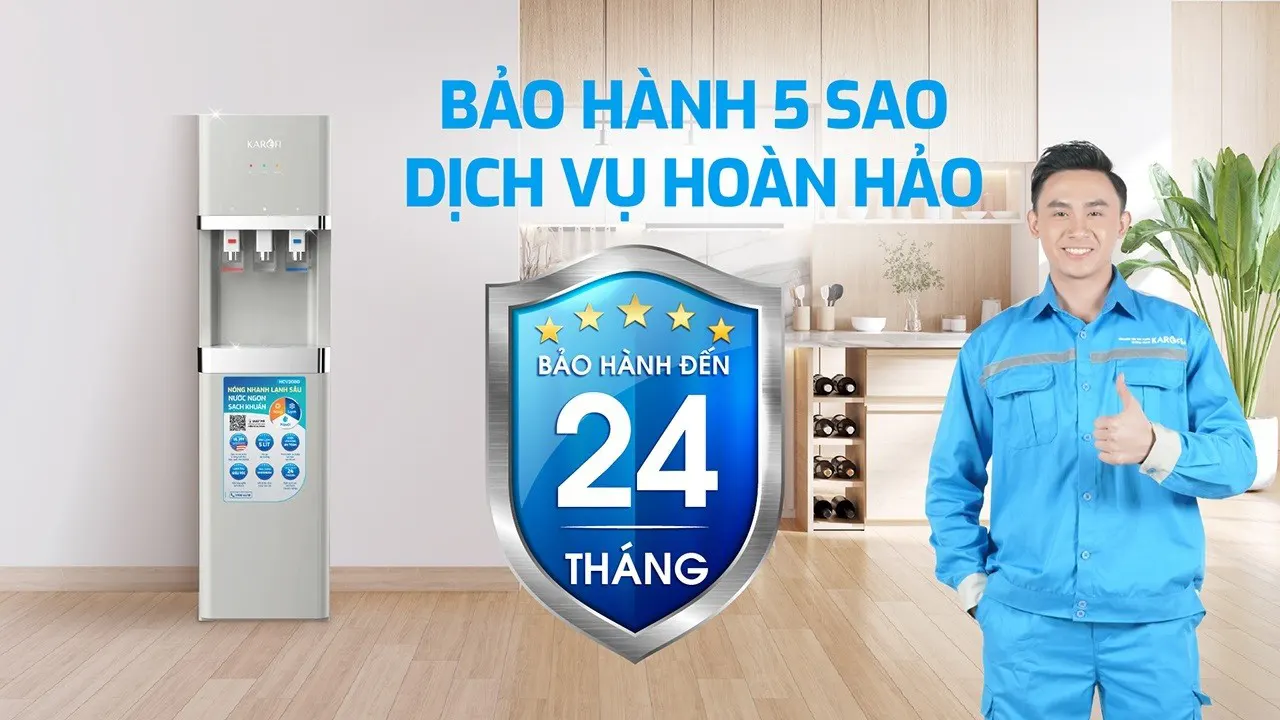 Cây nước nóng lạnh Karofi HCV208G