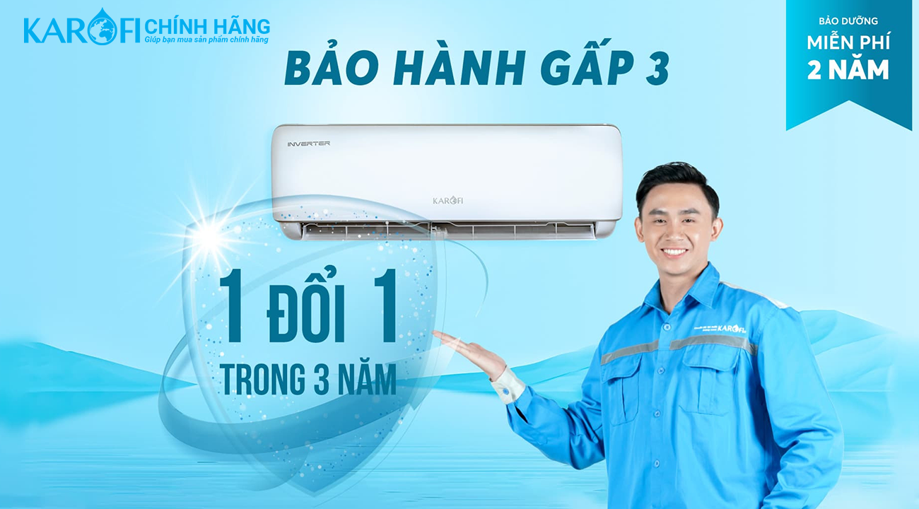 Điều hòa không khí Karofi 12000 BTU KDC-WI12