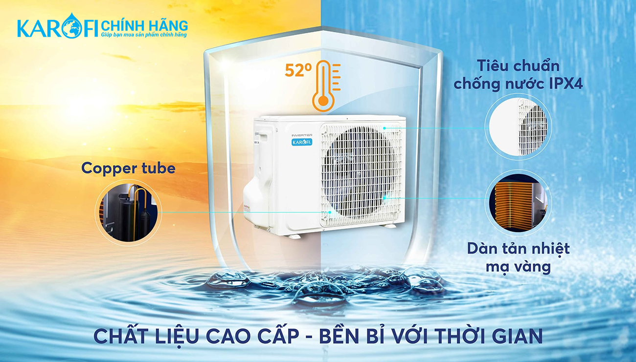 Điều hòa không khí Karofi 12000 BTU KDC-WI12
