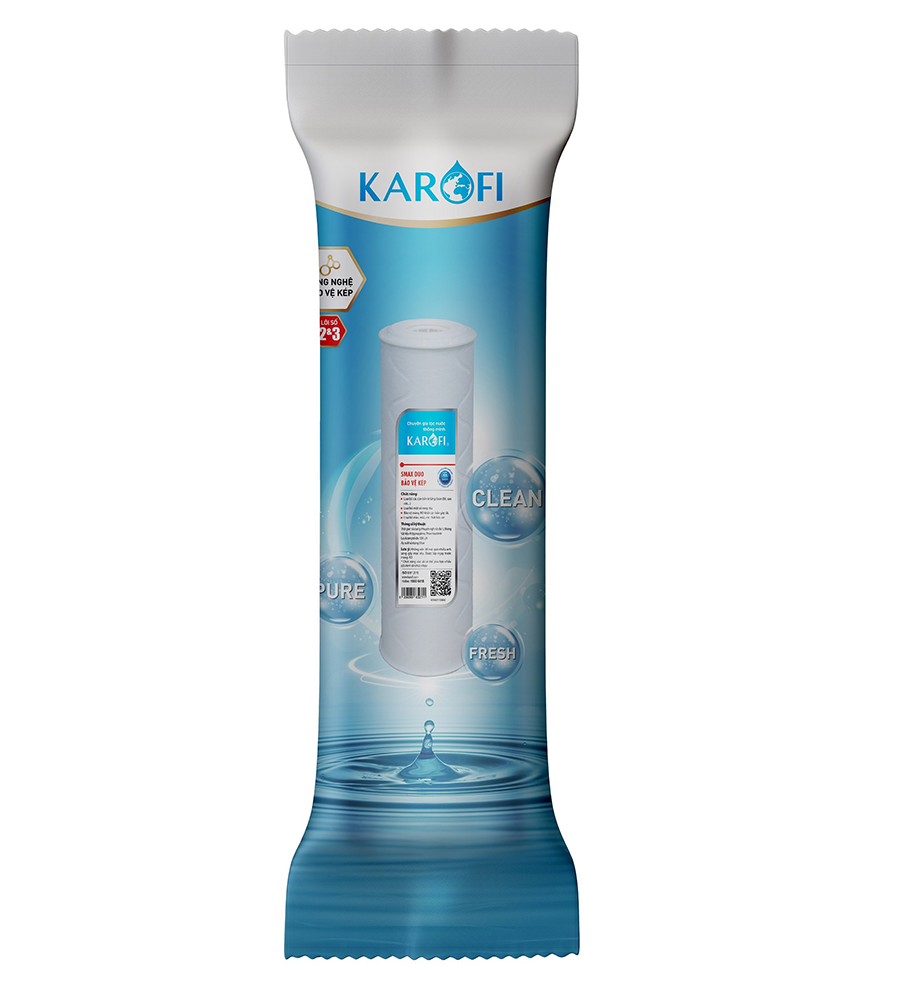 Lõi lọc nước Karofi Smax Duo 2 (New) Bảo vệ kép