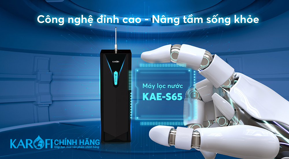 Máy lọc nước ion kiềm Karofi KAE-S65 