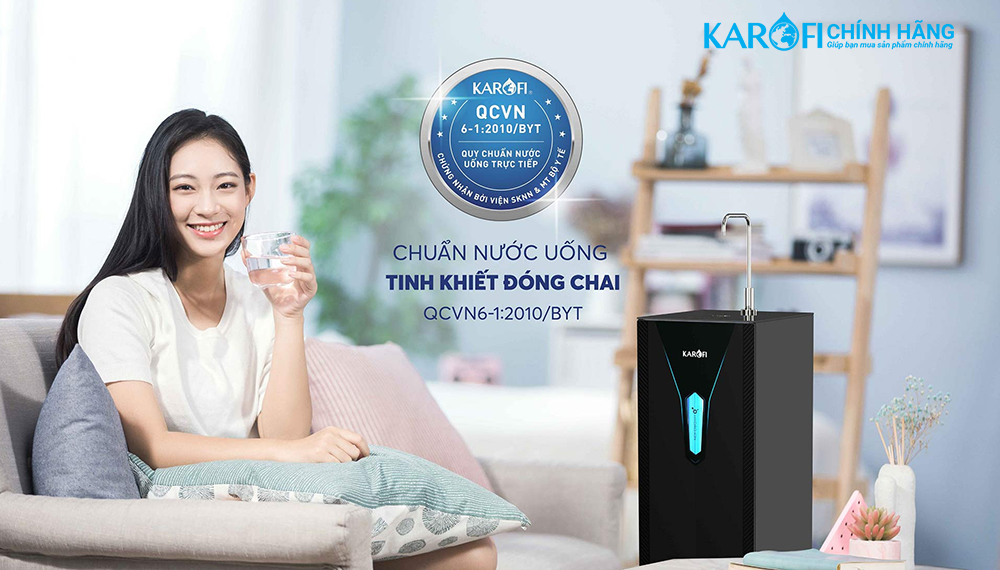 Máy lọc nước ion kiềm Karofi KAE-S65 