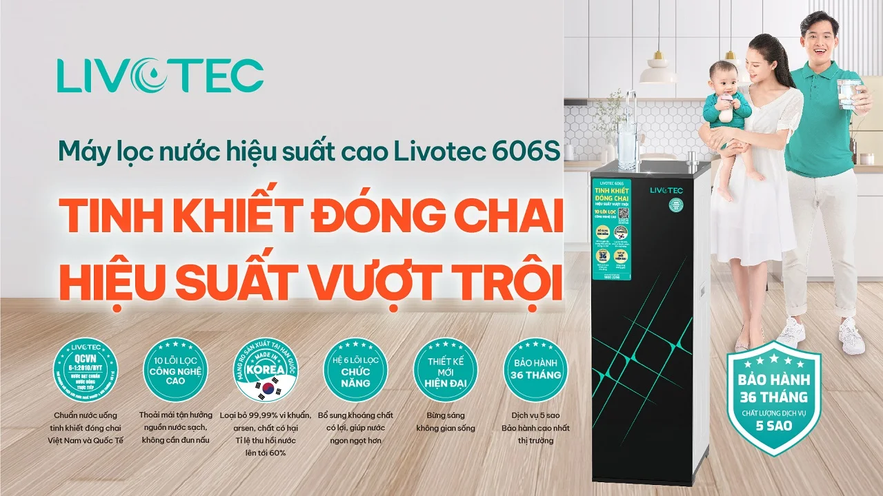 Máy lọc nước Karofi Livotec 606