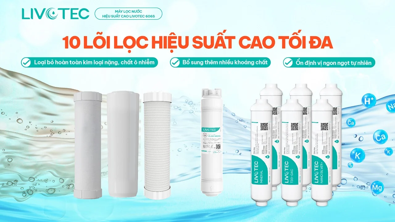 Máy lọc nước Karofi Livotec 606