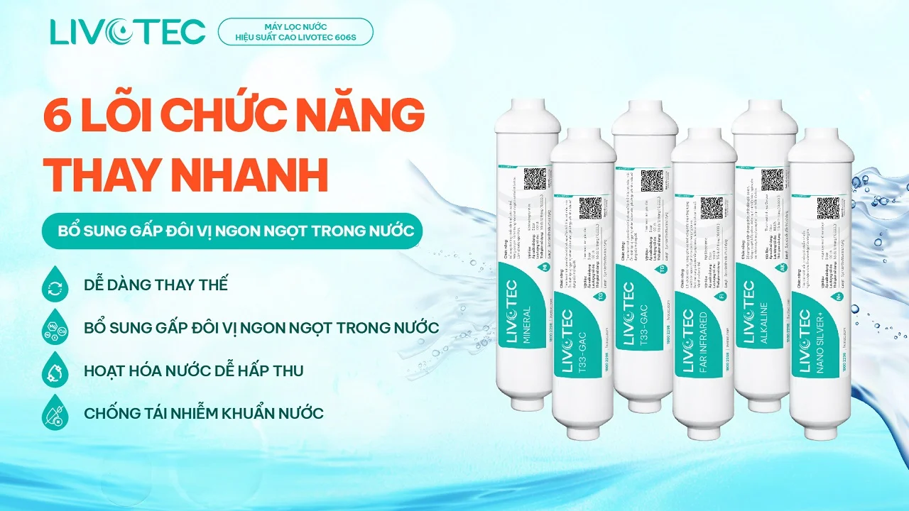 Máy lọc nước Karofi Livotec 606