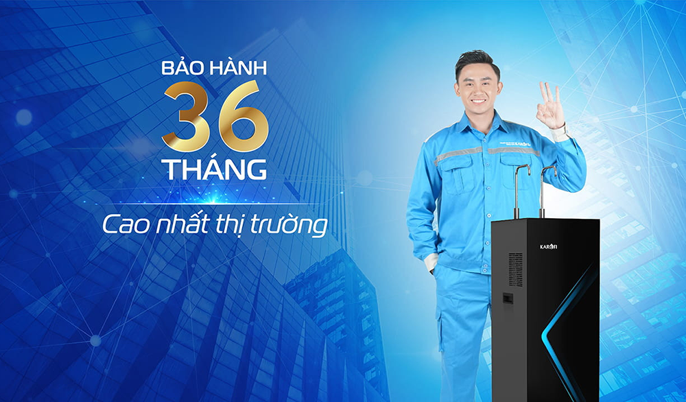 Máy lọc nước nóng lạnh Karofi KAD-N69