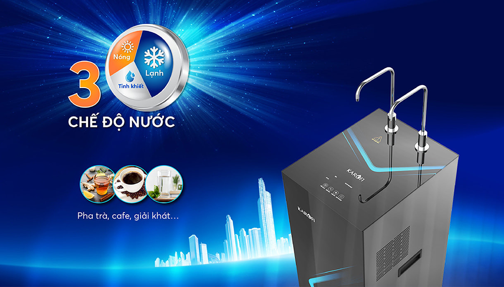 Máy lọc nước nóng lạnh Karofi KAD-N69