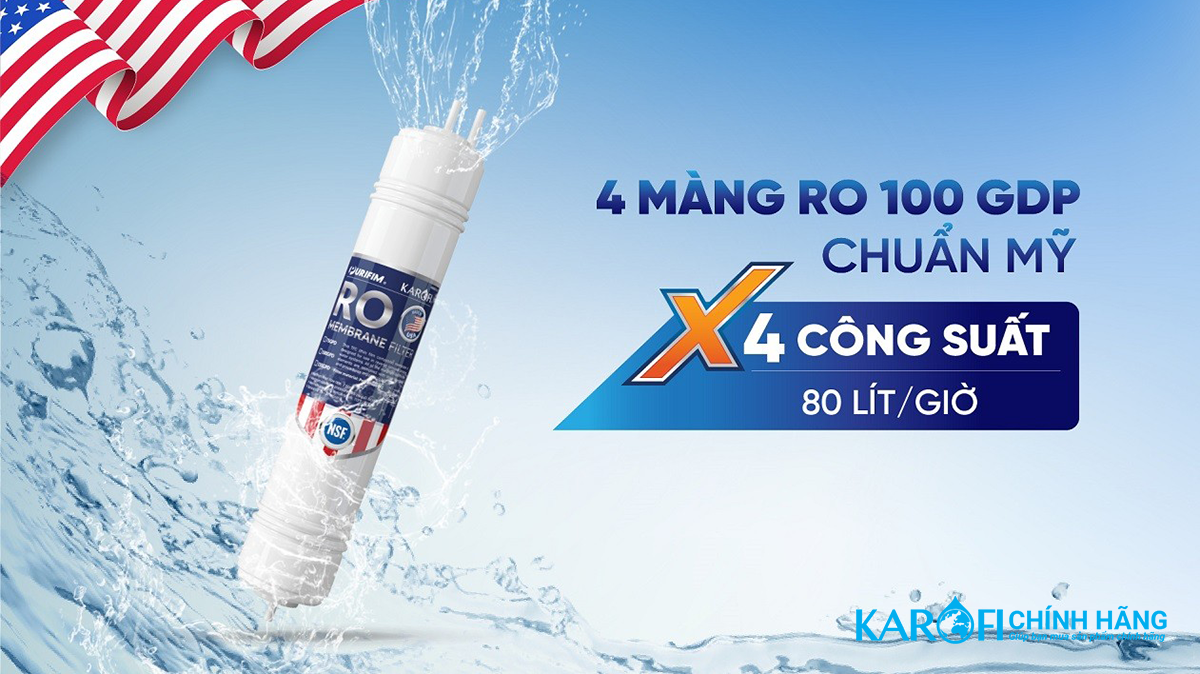 Máy lọc nước bán công nghiệp Karofi KAB-L80