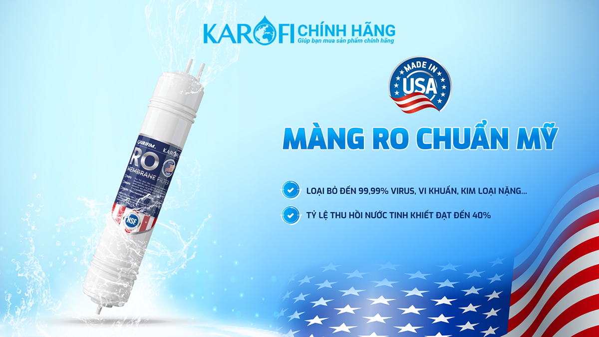 Máy lọc nước Karofi KT-ERO100V