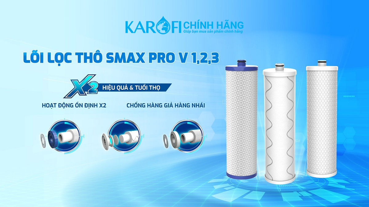 Máy lọc nước Karofi KT-ERO100V
