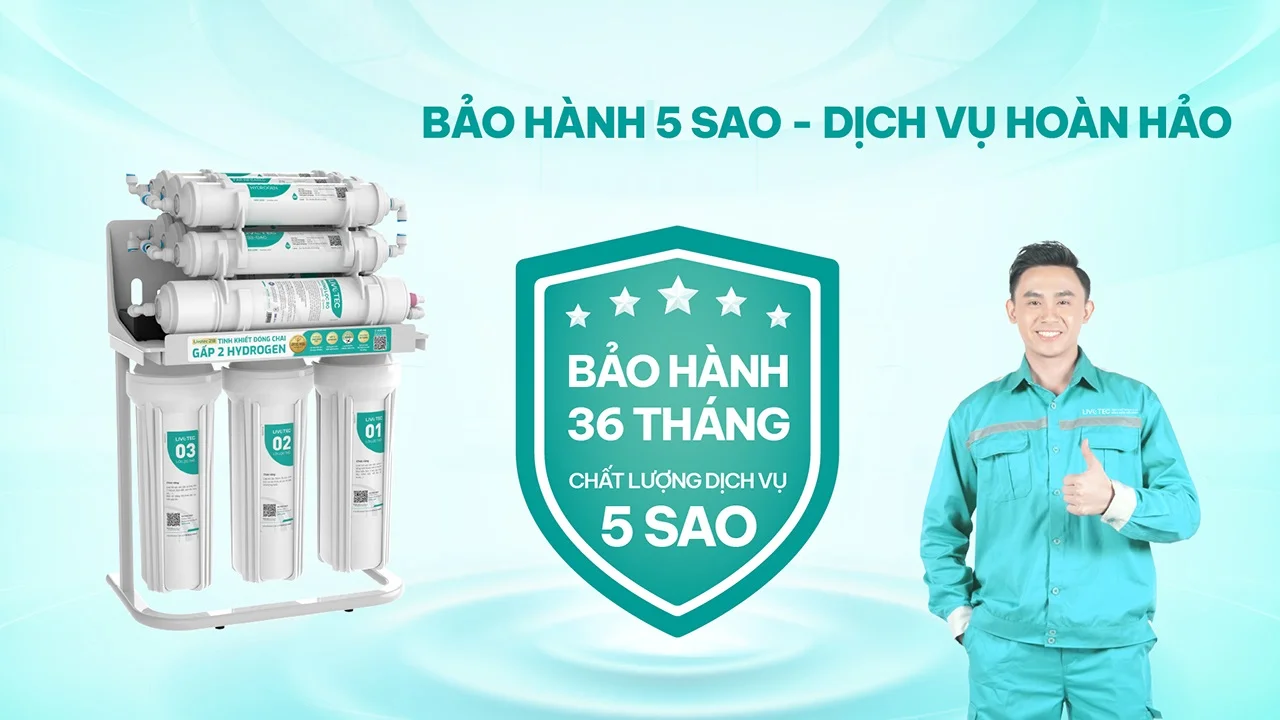 Bảo hành 5 năm Máy lọc nước Karofi Livotec 218