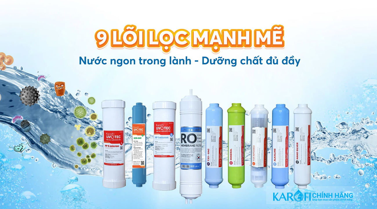 Máy lọc nước Karofi Livotec 510