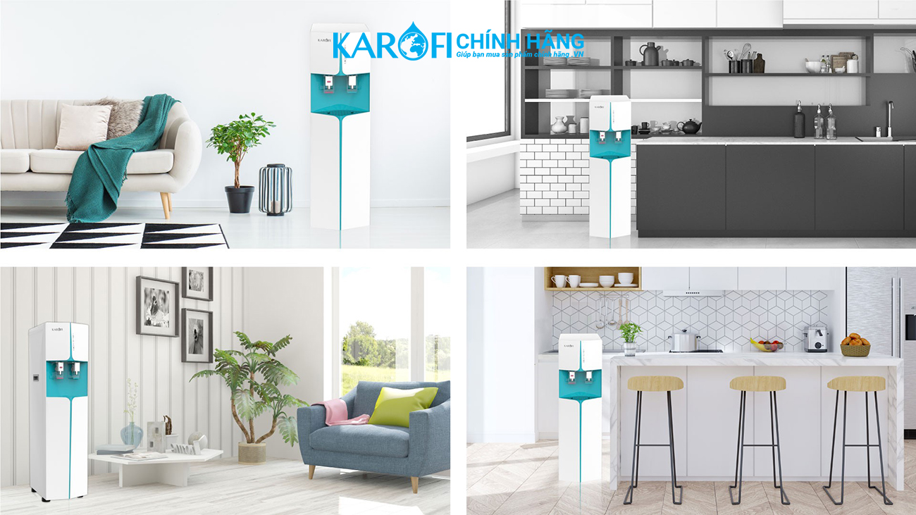 Máy lọc nước nóng lạnh Karofi HCV362