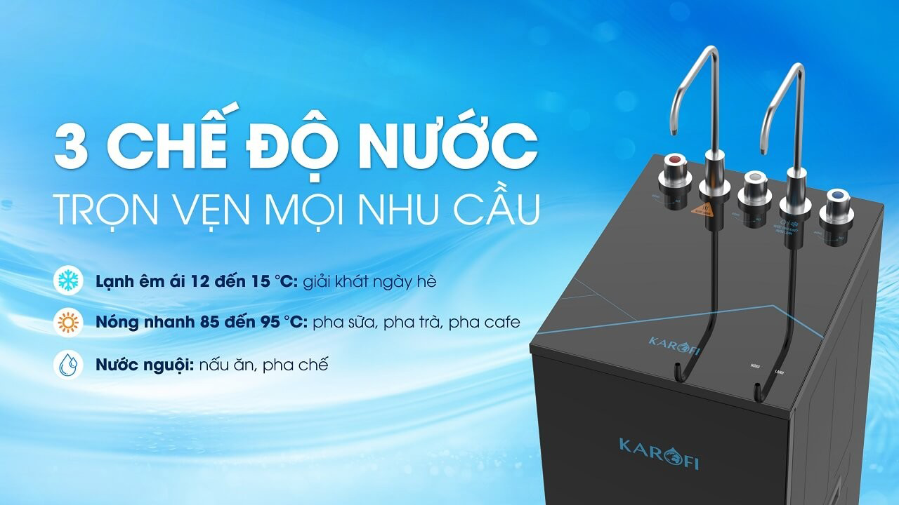 Máy lọc nước nóng lạnh Karofi KAD-M59