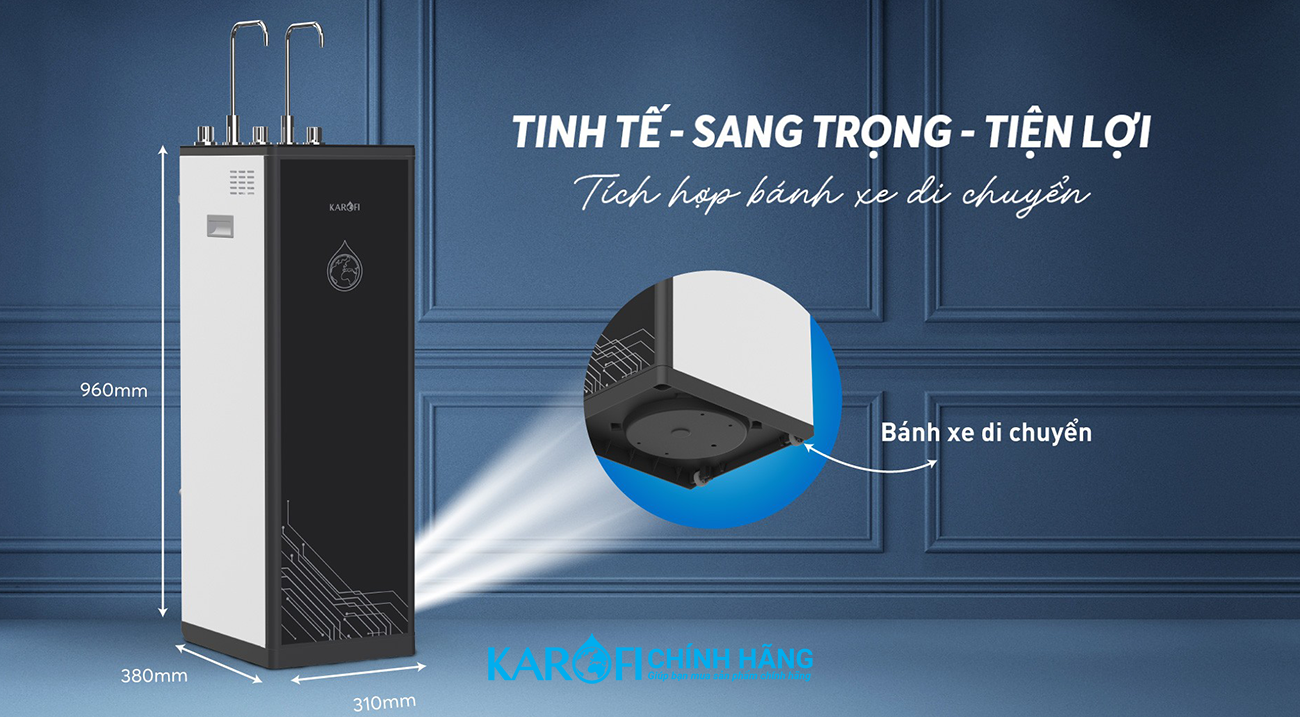 Máy lọc nước nóng lạnh Karofi KAD-R38