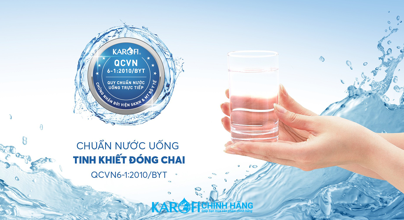 Máy lọc nước nóng lạnh Karofi KAD-R38