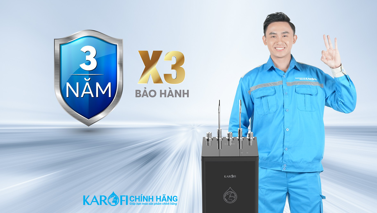 Máy lọc nước nóng lạnh Karofi KAD-R38