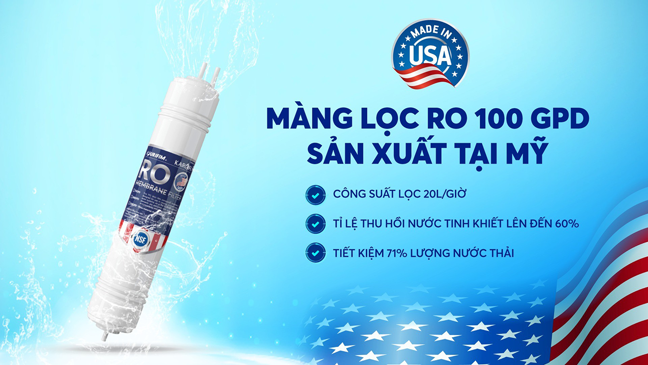 Máy lọc nước nóng lạnh Karofi KAD-X56