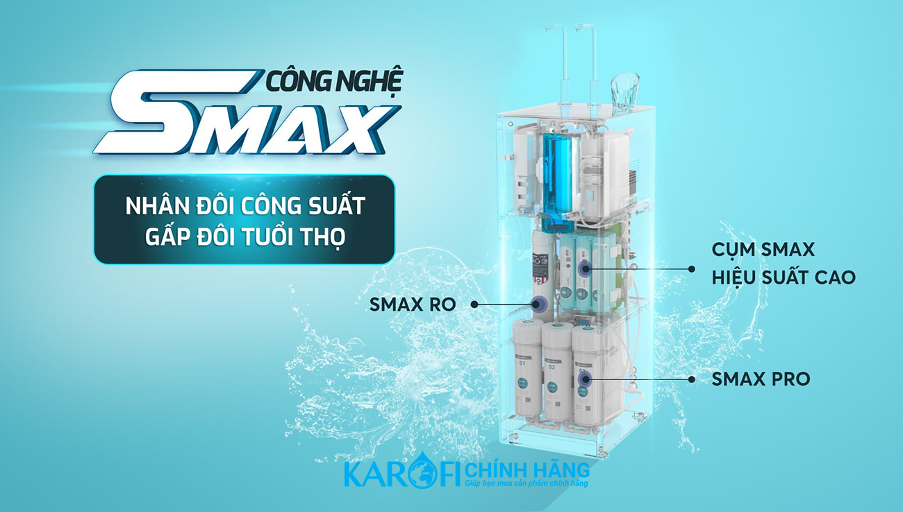 Máy lọc nước nóng lạnh Hydro-ion Karofi KAE-S85 Plus