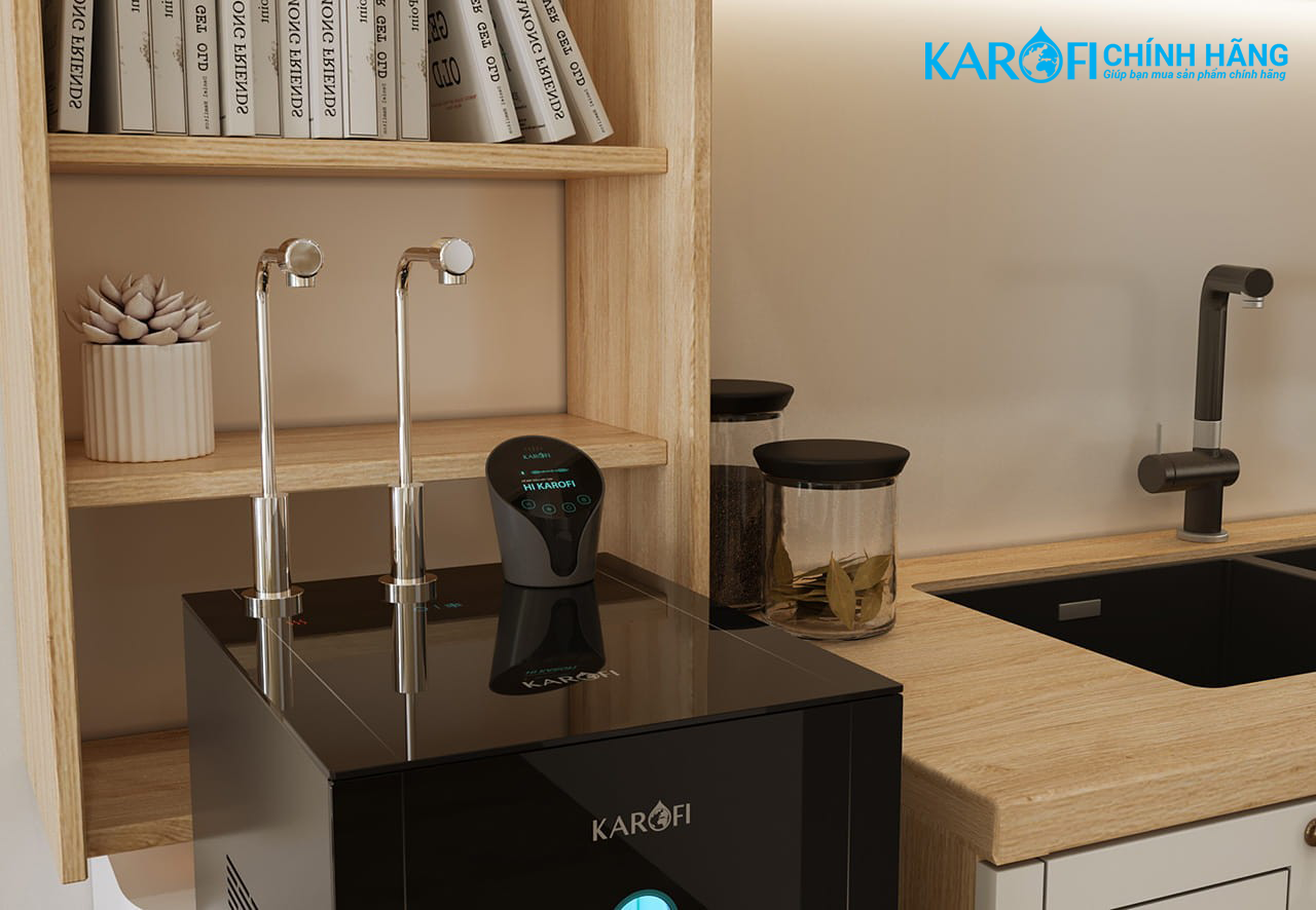 Máy lọc nước nóng lạnh Hydro-ion Karofi KAE-S85 Plus
