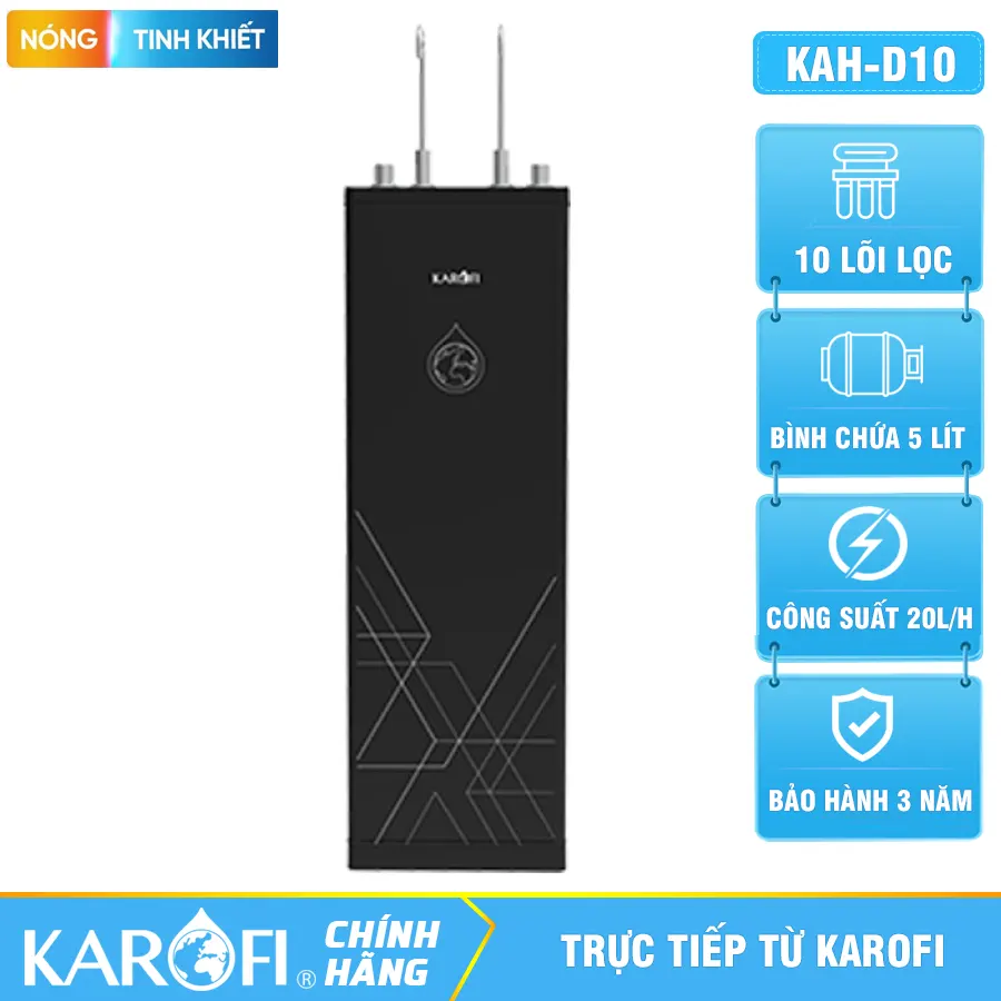 Máy lọc nước Karofi KAH-D10 - Chức năng Nóng Nguội