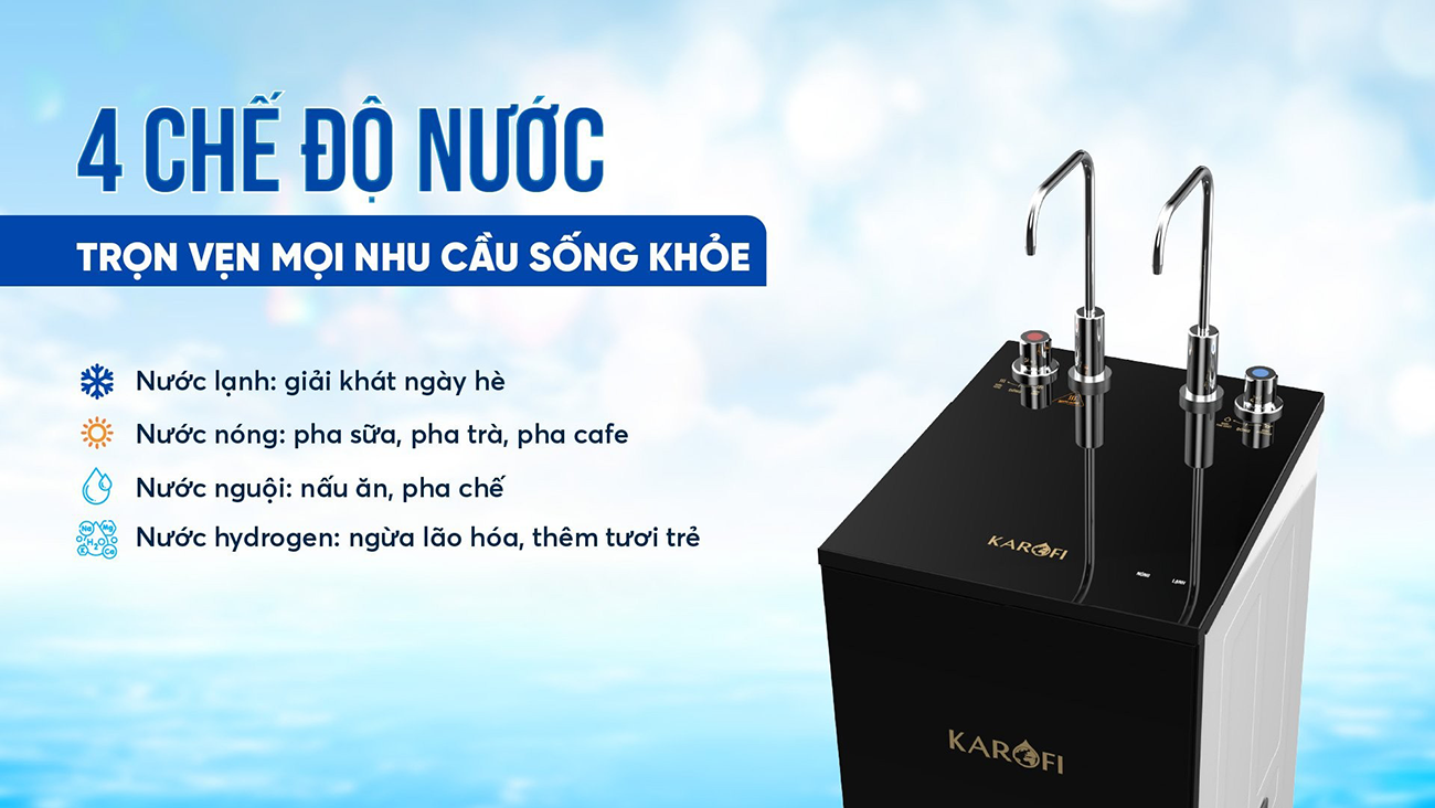 Máy lọc nước nóng lạnh Karofi KHY-TN86